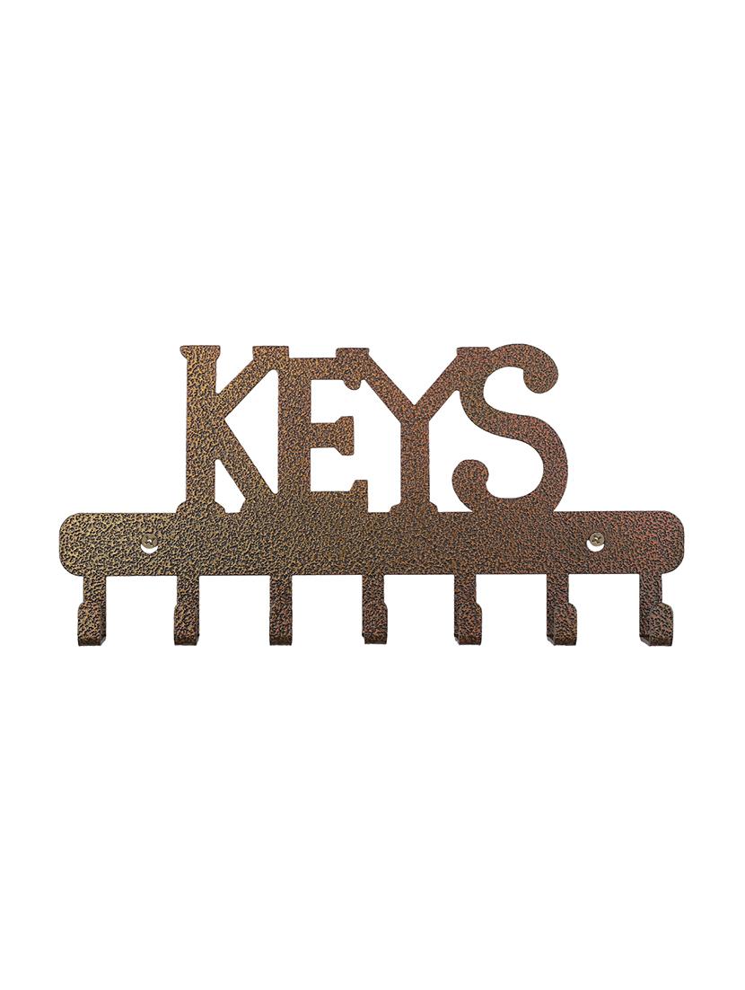 decorative metal wall 7 hooks keys holder - 16470230 - Zoom Image - 3