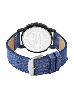 timebre round dial analog watch-(tmgxblu790) - 16470938 - Standard Image - 3