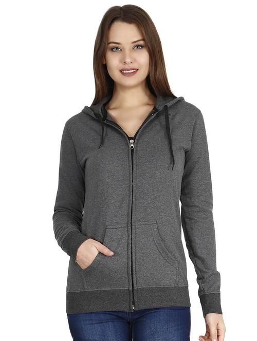 zip up solid pullover - 16471389 - Standard Image - 1
