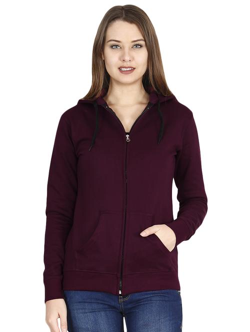 zip up solid pullover - 16471391 - Standard Image - 1