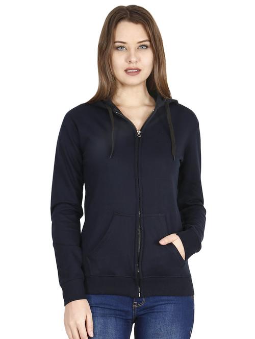 zip up solid pullover - 16471392 - Standard Image - 1