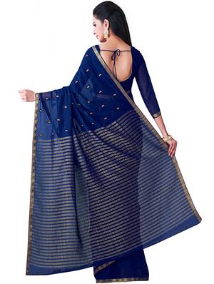 paisley banarasi saree with blouse - 16471441 - Standard Image - 2