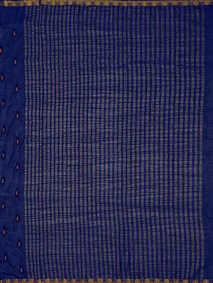 paisley banarasi saree with blouse - 16471441 - Standard Image - 4