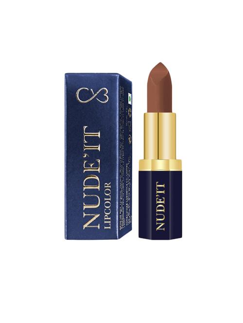 cvb paris nudeit matte lipstick (3.8 gm)shade#203 - 16471689 - Standard Image - 1