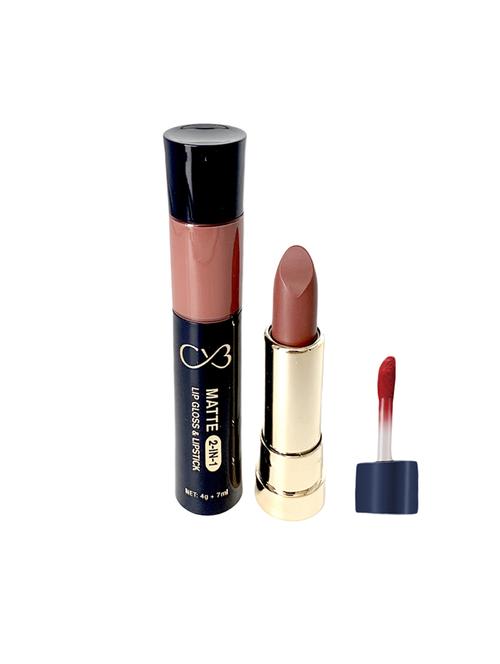 cvb paris matte 2in1 lipgloss & lipstick shade#6 - 16471711 - Standard Image - 1