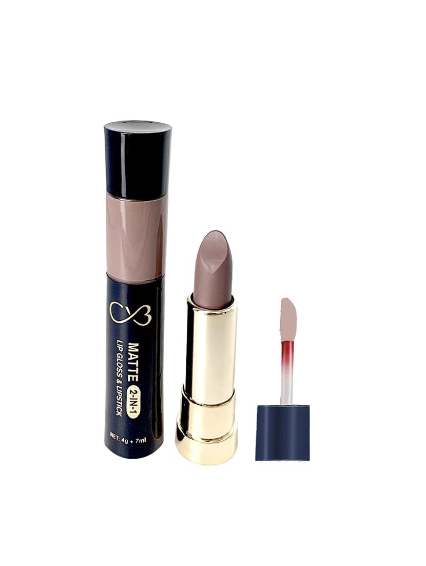 cvb paris matte 2in1 lipgloss 7ml & lipstick 4gm shade#19 - 16471724 - Zoom Image - 1