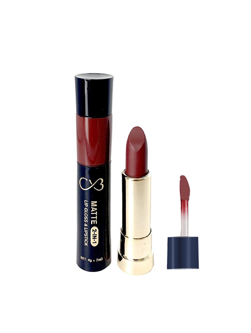 cvb paris matte 2in1 lipgloss 7ml & lipstick 4gm shade#22 - 16471727 - Zoom Image - 1
