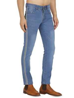 light blue side taped jeans - 16472181 - Standard Image - 2