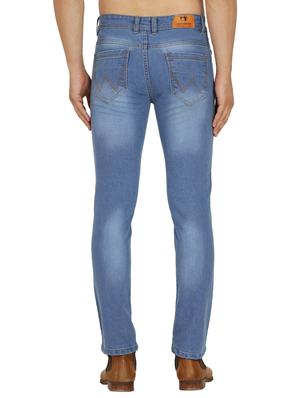 light blue side taped jeans - 16472181 - Standard Image - 3