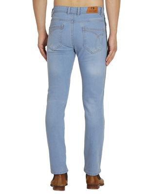 light blue side taped jeans - 16472184 - Standard Image - 3