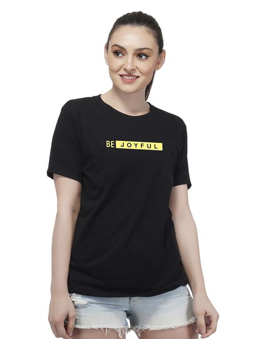 crew neck quirky text tee - 16472243 - Standard Image - 1