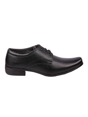 avinash handicrafts black leatherette lace-up derbys - 16472322 - Standard Image - 2