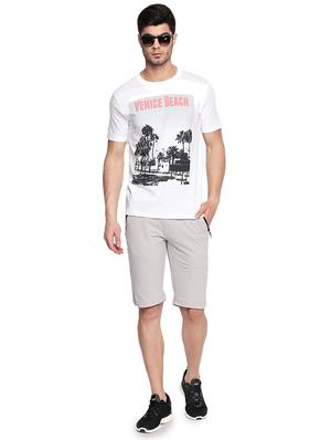 light grey solid shorts - 16472430 - Standard Image - 4