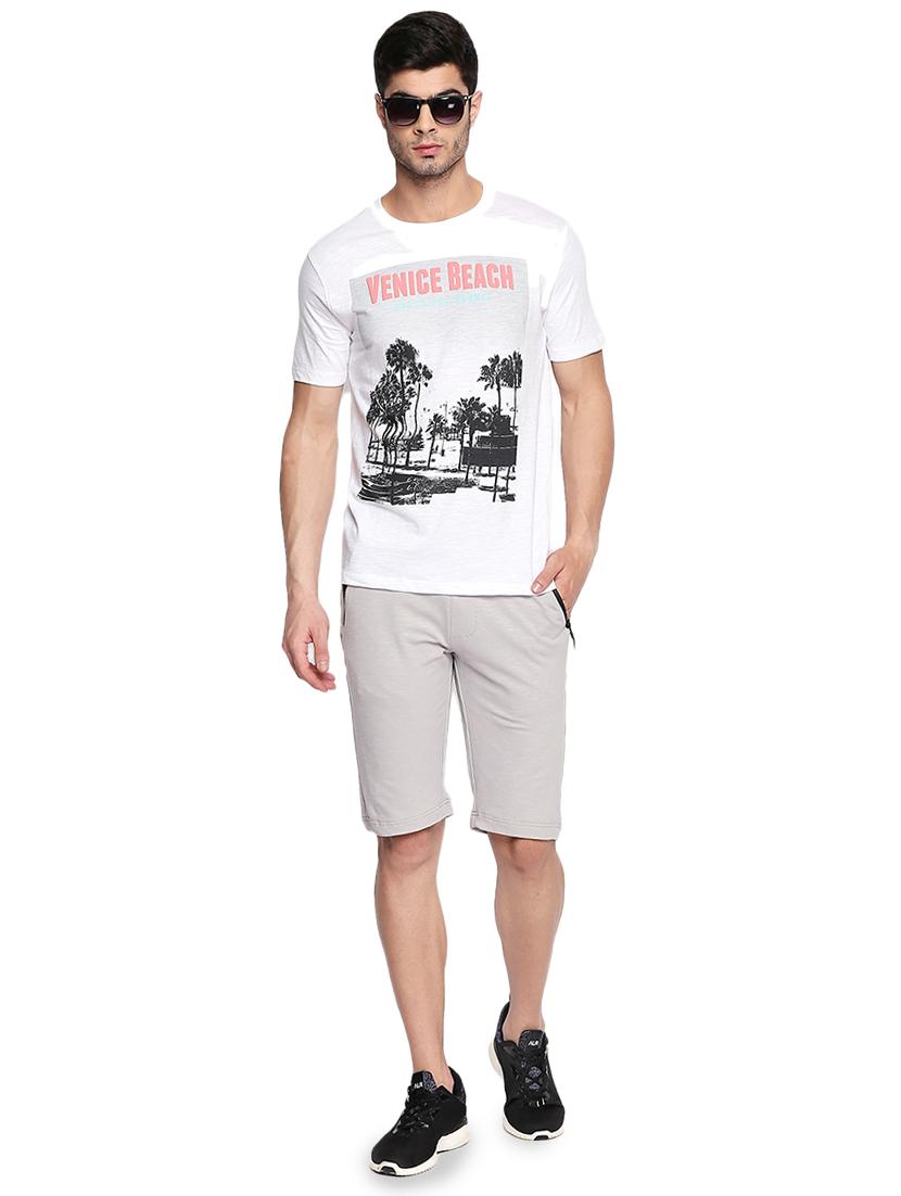 light grey solid shorts - 16472430 - Zoom Image - 4