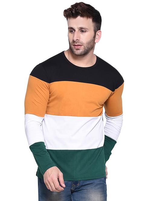 multi color block t-shirt - 16472605 - Standard Image - 1