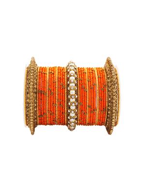 orange metal bangle - 16472832 - Standard Image - 2