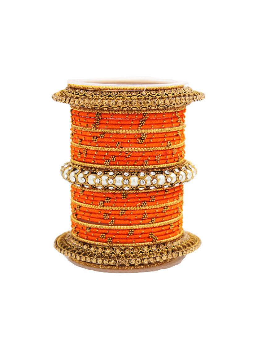 orange metal bangle - 16472832 - Zoom Image - 1