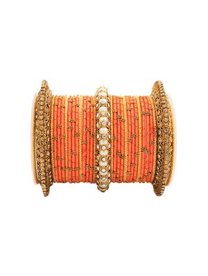 orange metal bangle - 16472833 - Standard Image - 2