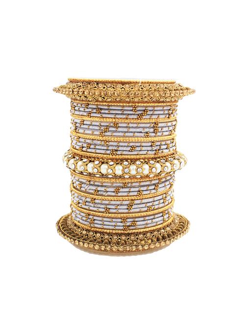 silver metal bangle - 16472839 - Standard Image - 1