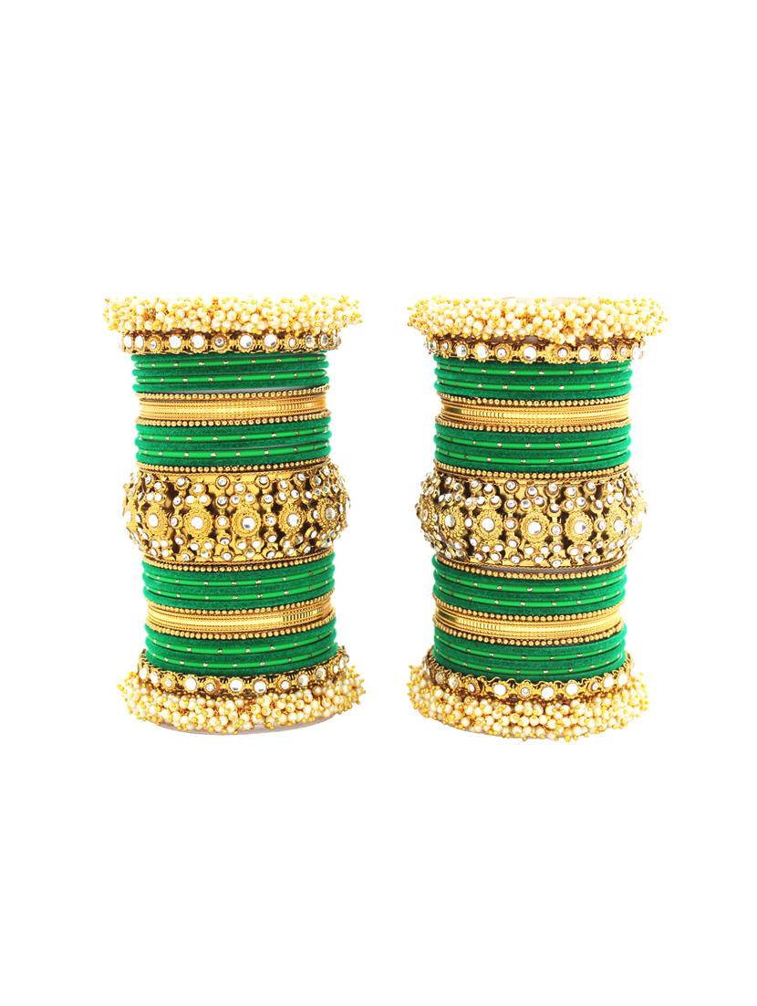 green metal bangle - 16472917 - Zoom Image - 1