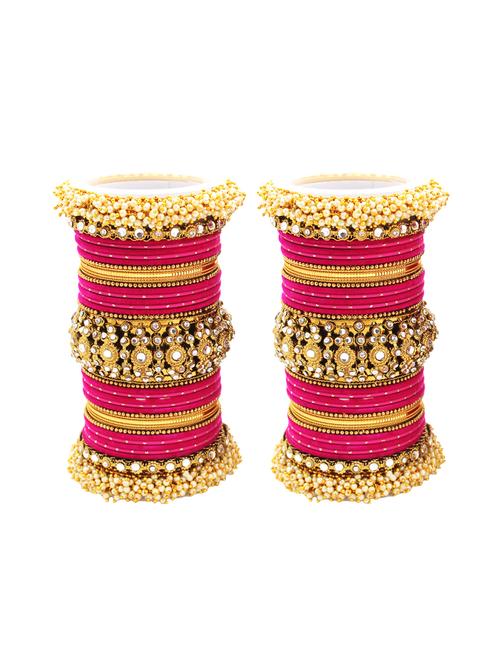pink metal bangle - 16472920 - Standard Image - 1