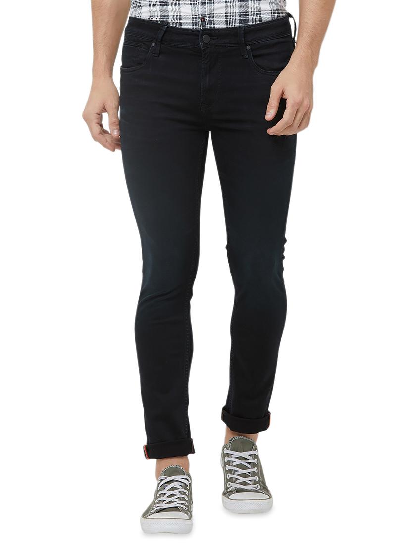 `black plain denim jeans - 16473153 - Zoom Image - 1