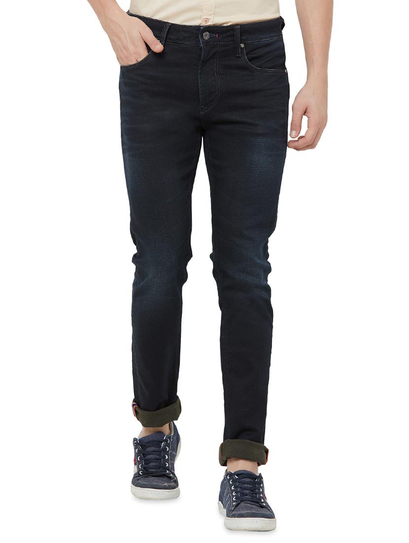 dark blue light washed denim jeans - 16473184 - Zoom Image - 1