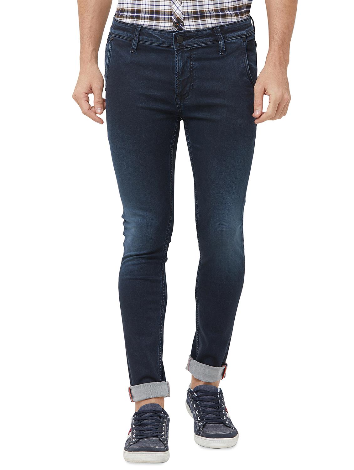 dark blue light washed denim jeans - 16473208 - Zoom Image - 1