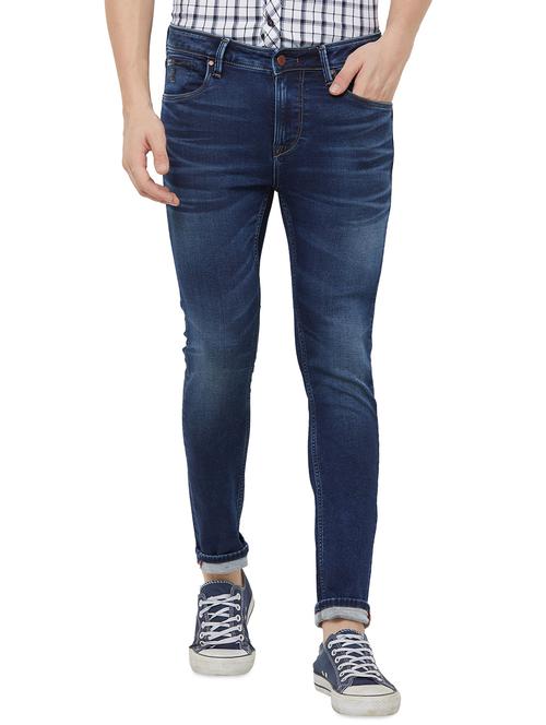 blue light washed denim jeans - 16473213 - Standard Image - 1