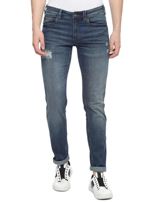 blue light washed jeans - 16473893 - Standard Image - 1
