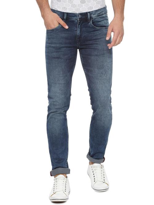 blue heavy washed jeans - 16473924 - Very Small Image - 1