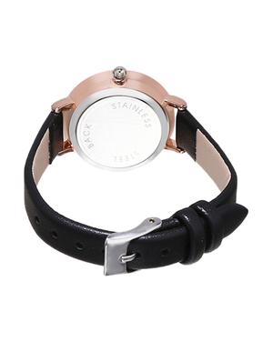 e2o round dial analog watch -(5652black) - 16474396 - Standard Image - 3