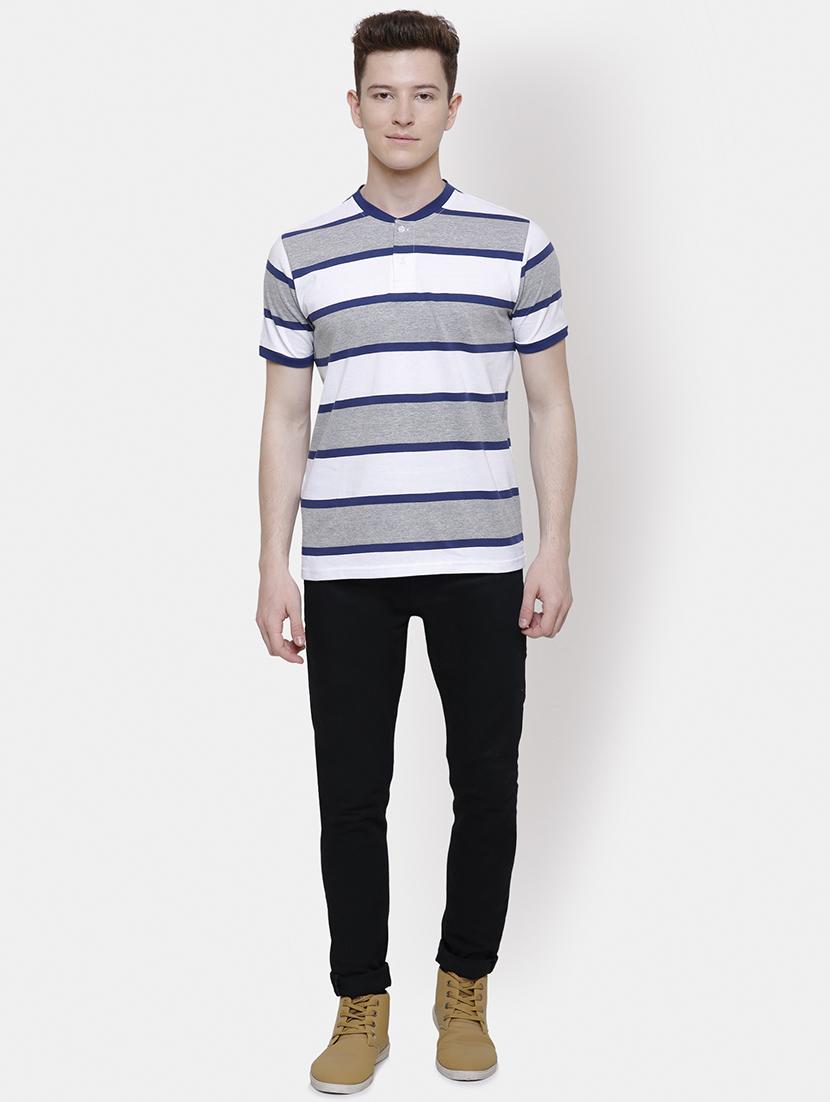grey striped t-shirt - 16474440 - Zoom Image - 4