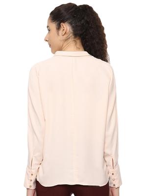 long sleeved shirt collar top - 16475812 - Standard Image - 2