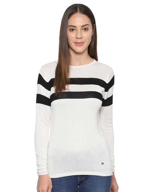 round neck color block tee - 16475824 - Standard Image - 1