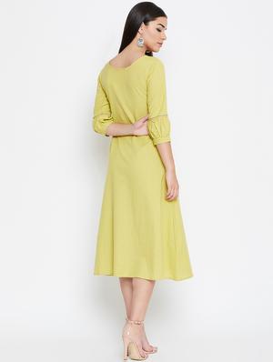 embroidered a-line dress - 16475866 - Standard Image - 3