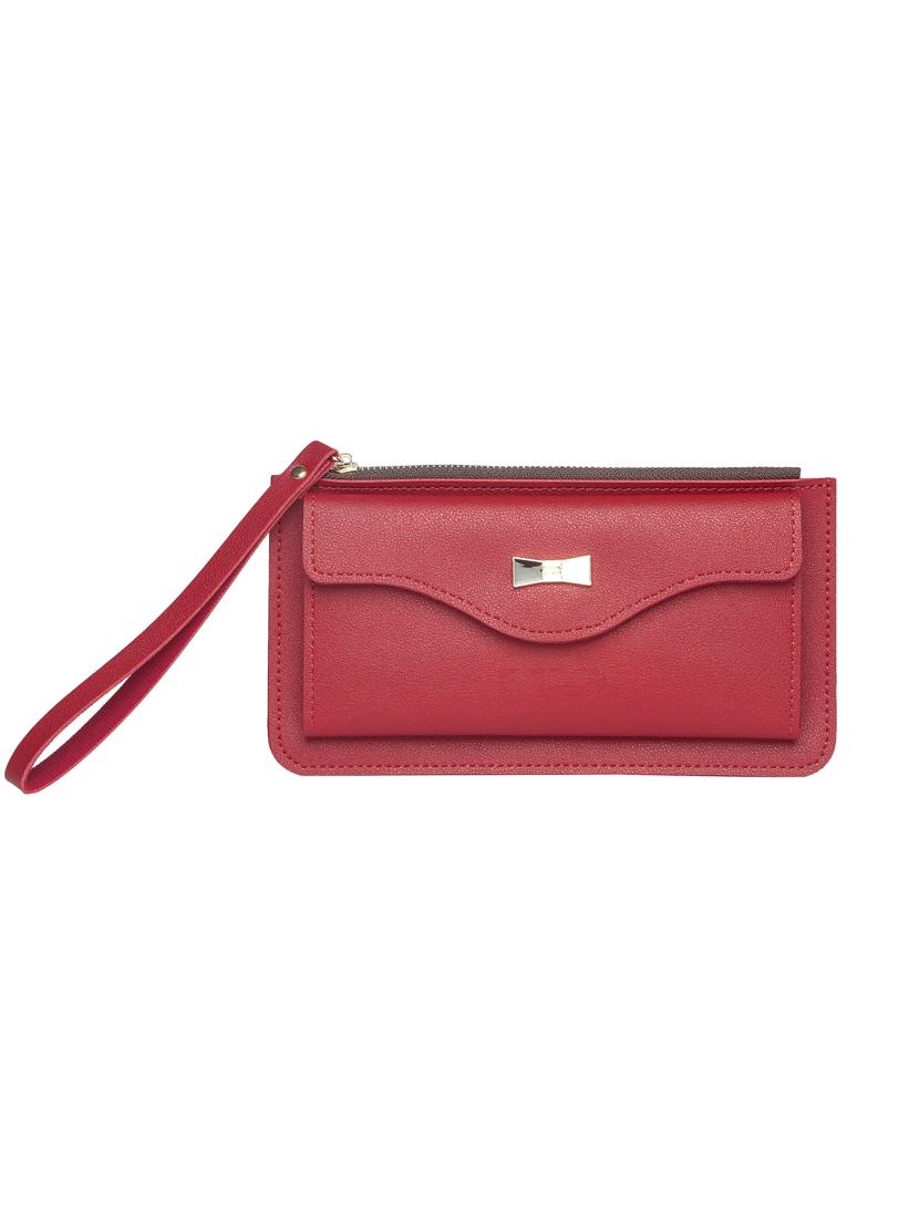 red leatherette (pu) wallet - 16477108 - Zoom Image - 1
