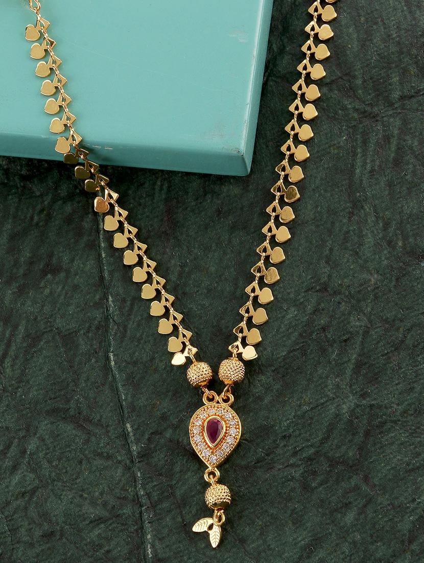 gold plated chain necklace - 16477383 - Zoom Image - 1