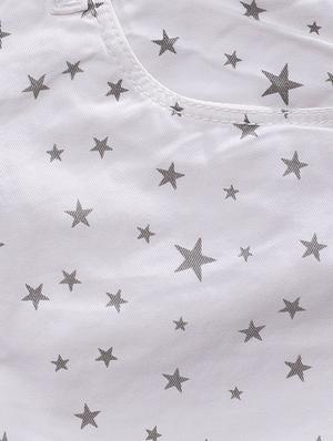 white printed shorts - 16477586 - Standard Image - 3