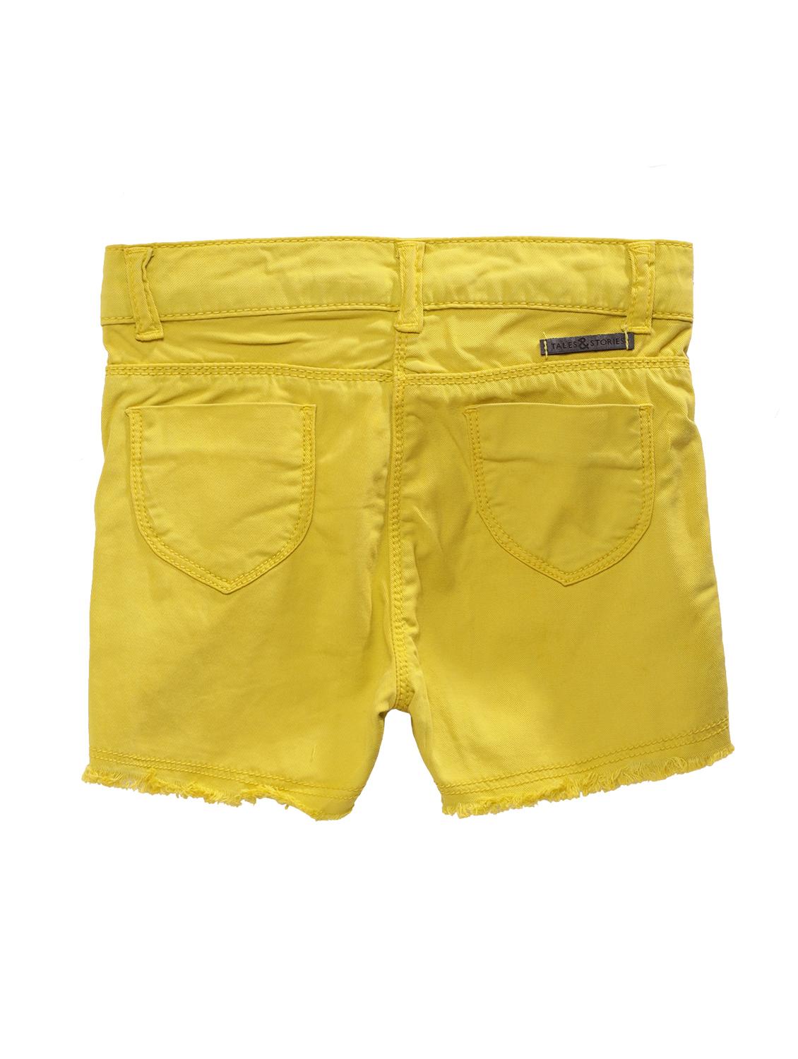 yellow cotton shorts - 16477591 - Zoom Image - 2