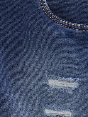 blue solid shorts - 16477593 - Standard Image - 3