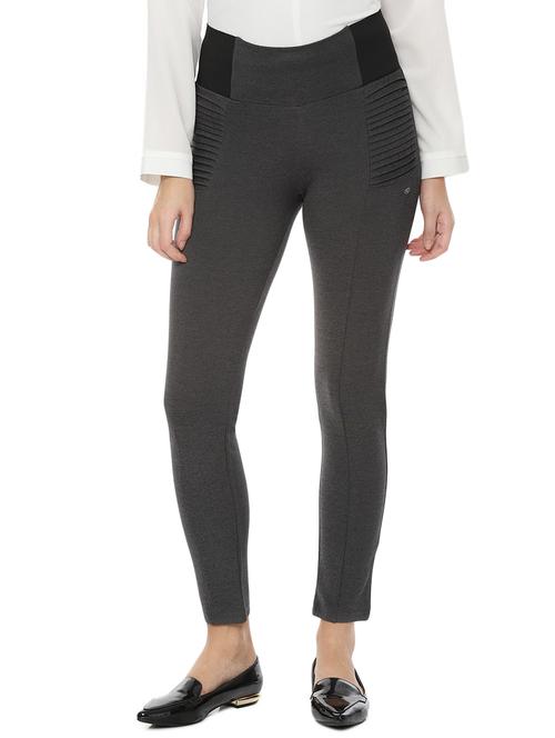 pleat detail high rise jeggings - 16478750 - Very Small Image - 1