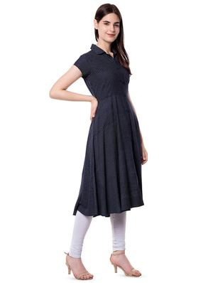 printed a-line kurta - 16479342 - Standard Image - 2
