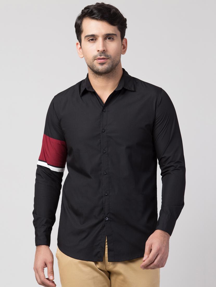 black striped casual shirt - 16479410 - Zoom Image - 1