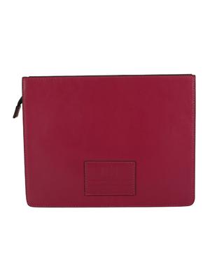 maroon leather structured sling bag - 16480449 - Standard Image - 2