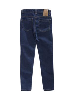 blue cotton embroidered jean - 16480626 - Standard Image - 2