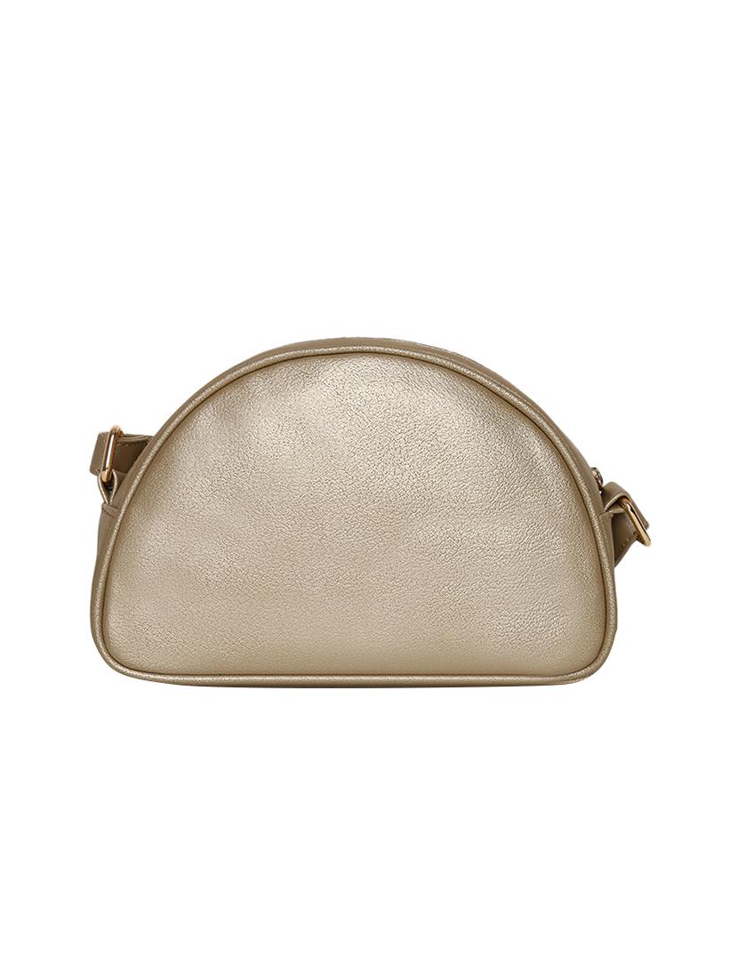 gold leatherette (pu) regular sling bag - 16480984 - Zoom Image - 2