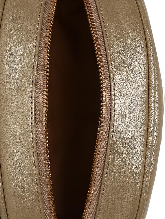 gold leatherette (pu) regular sling bag - 16480984 - Zoom Image - 3