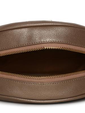 brown leatherette (pu) regular sling bag - 16480989 - Standard Image - 3