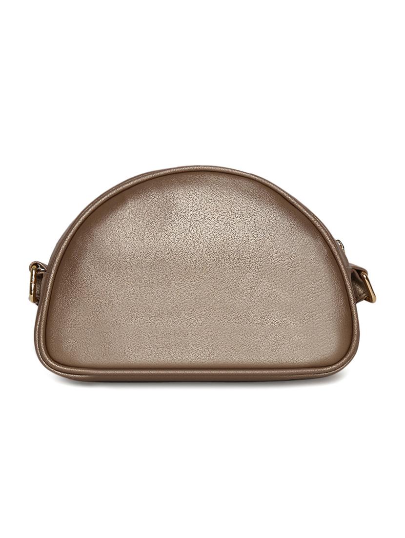 brown leatherette (pu) regular sling bag - 16480989 - Zoom Image - 2
